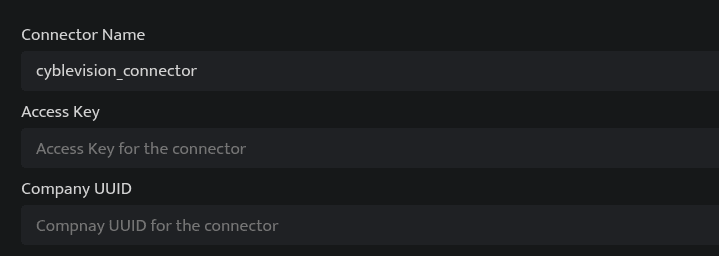 Screenshot showing all connector configuration is done from the Datasource page in Bloo.