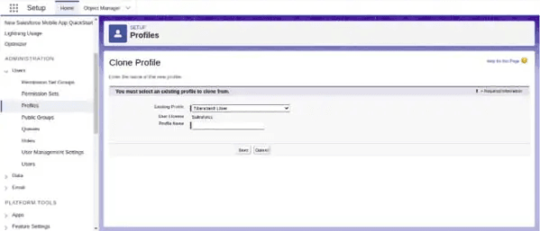 Screenshot of the edit button on the profile page