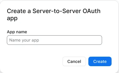 Zoom new app name dialog